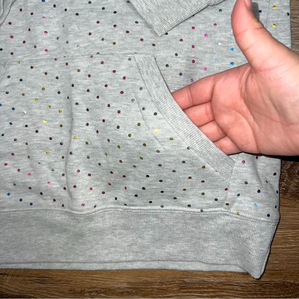 Champion Girls 2-Piece Multi-Color Polka Dot Hoodie and Sweatpants Set, Size XL - Picture 6 of 15